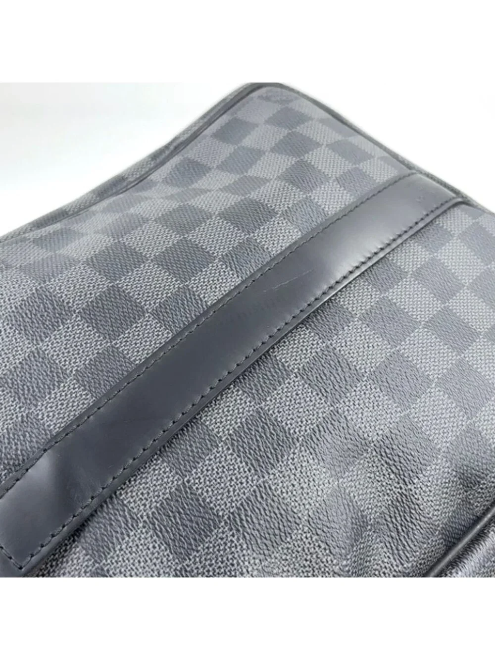 Louis Vuitton Keepall Bandouliere 45 Damier Graphite Leather